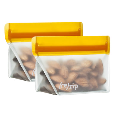 re)zip Stand-Up 1-Cup Reusable Storage Bags (2 Pack)