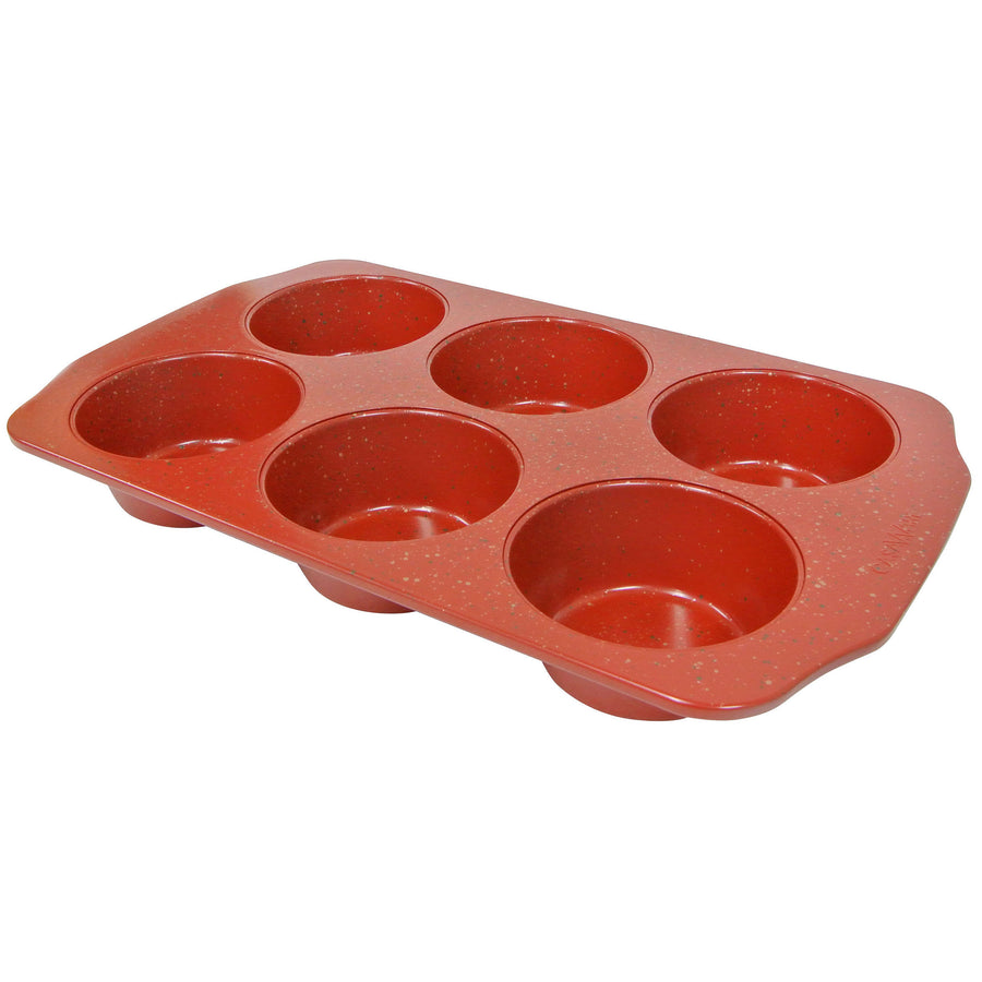 casaWare Ceramic Coated NonStick 12 Cup Muffin Pan (Silver Granite) -  LaPrima Shops®